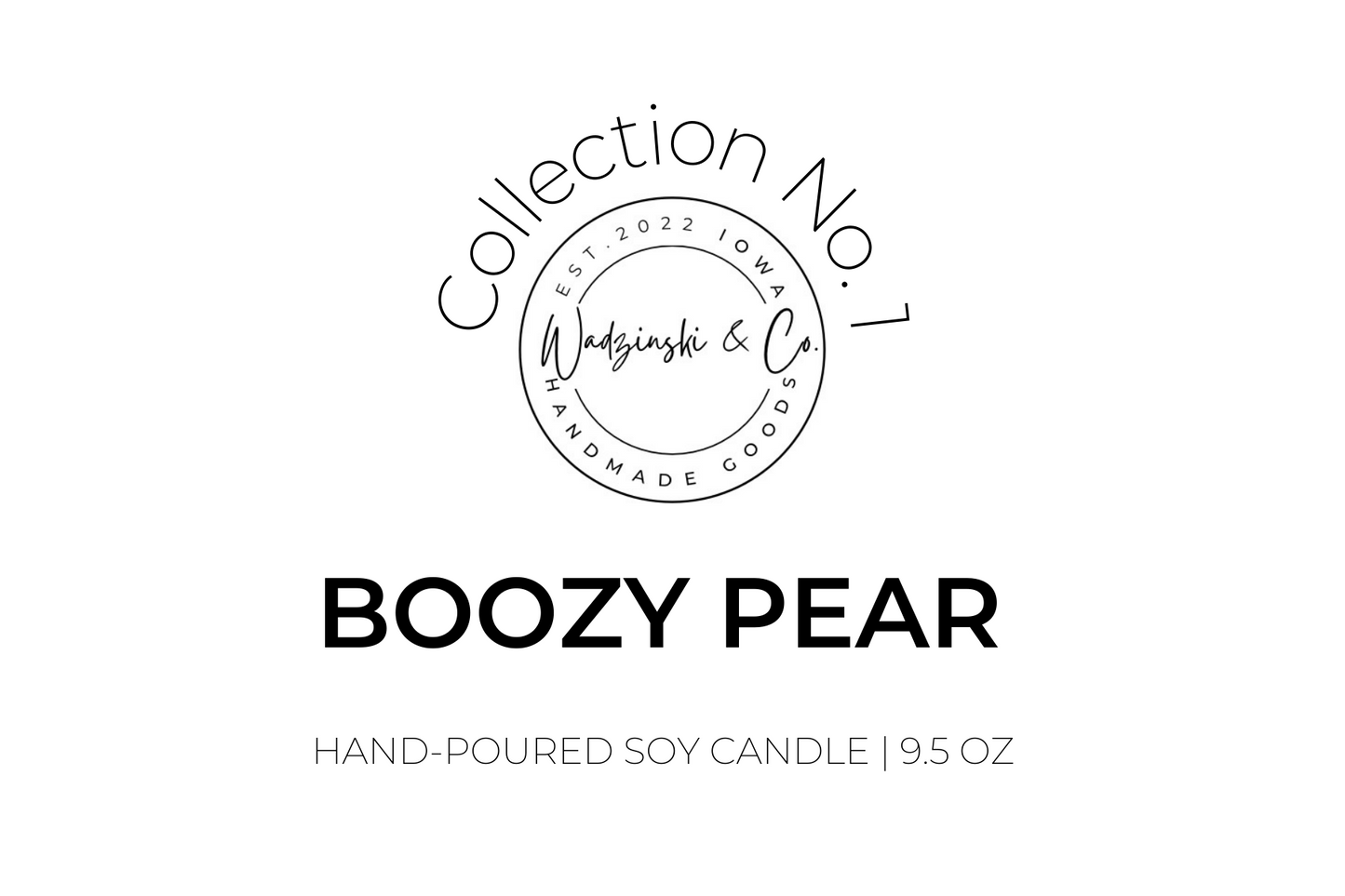 Boozy Pear - Hand-poured Candle