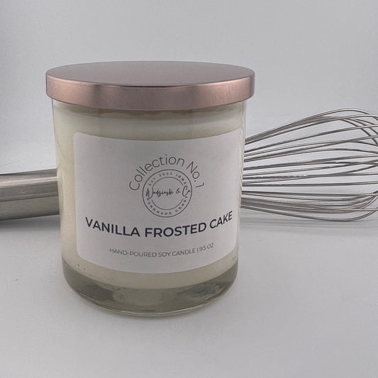 Vanilla Frosted Cake | 9.5OZ  Hand-poured Candle