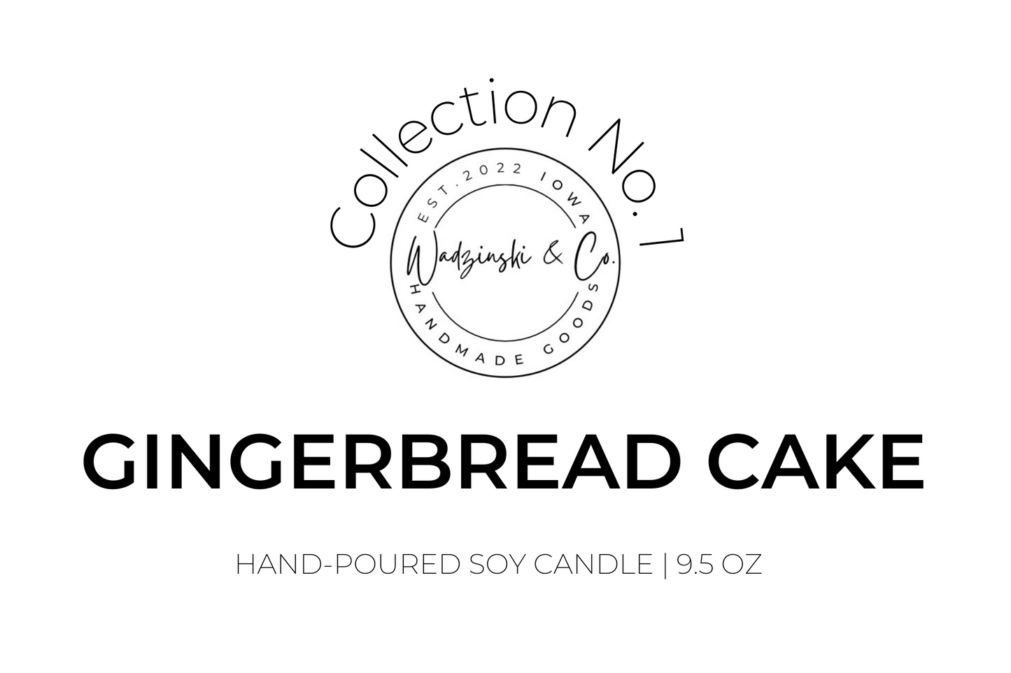 Gingerbread Cake - Hand-poured Candle